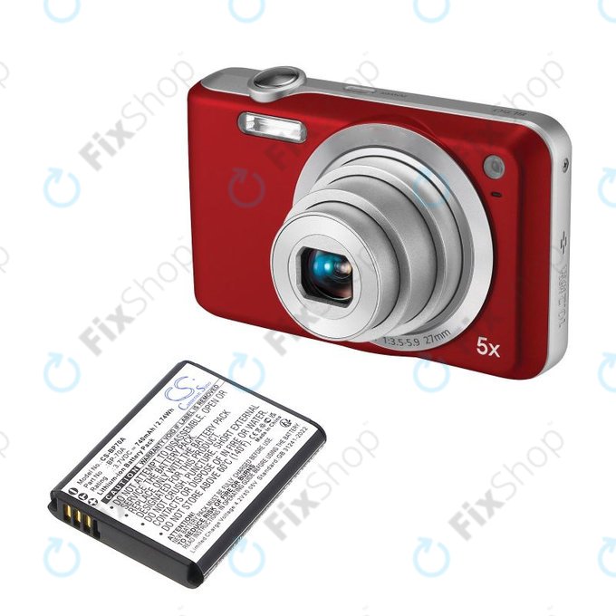 Bateria do Samsung ES, ST, 740mAh, Li-Ion, 3.7V, BP-70A, HQ