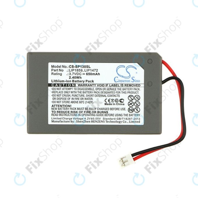 Bateria do Sony PlayStation 3, 650mAh, Li-Ion, 3.7V, LIP1859, HQ