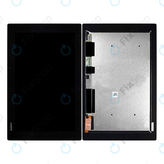 Wyświetlacz do Sony Xperia Z2 Tablet, Ekran dotykowy bez ramki, Czarny, Black, TFT