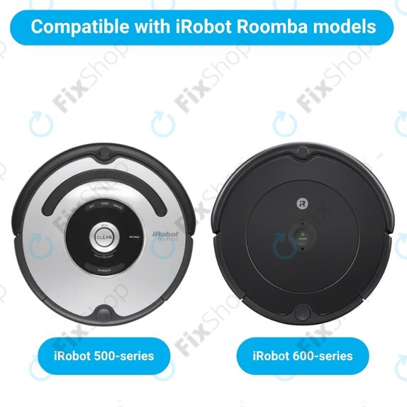 Zestaw części zamiennych do iRobot Roomba 500, 600-series (2 pary szczotek głównych, 4x Filtr, 4x Szczotka boczna)
