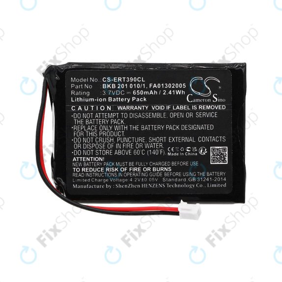 Bateria do Ascom, Avaya, Ericsson, Telstra, 650mAh, Li-Ion, 3.7V, FA01302005, HQ