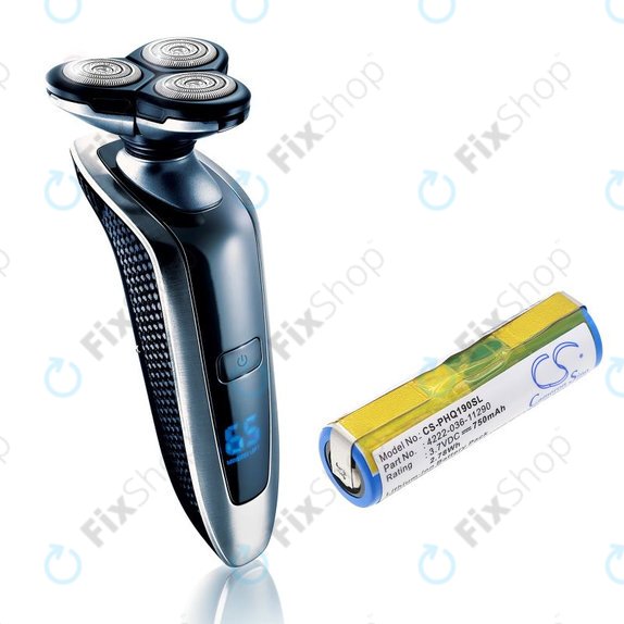 Bateria do Philips 8895XL, 750mAh, Li-Ion, 3.7V, 036-11290, HQ