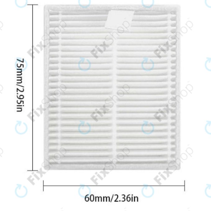 Filtr przeciwpyłowy, 2 szt. do Xiaomi Roborock Q7 M5, Q7 M5+, Q7 L5, Q7 L5+