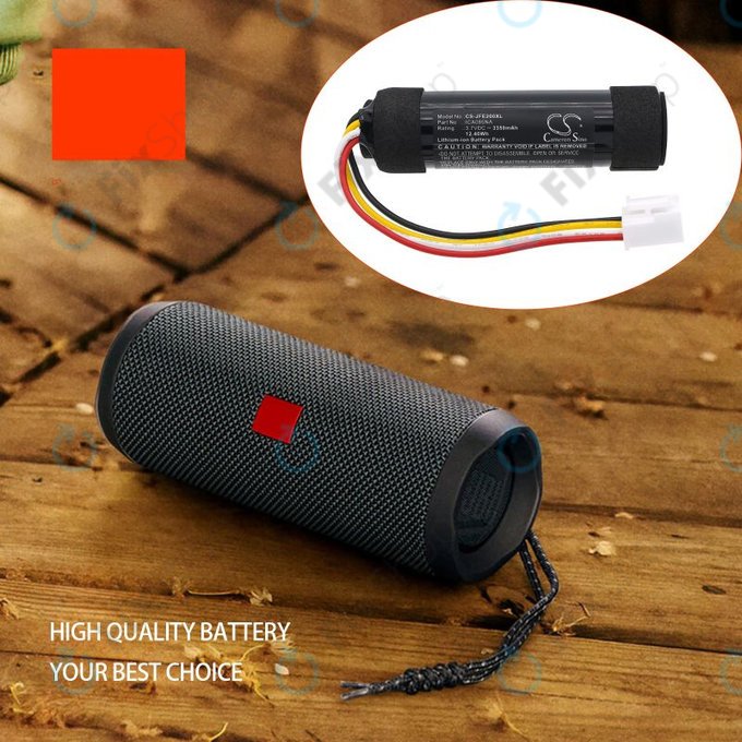 Bateria do JBL Flip Essential 2, 3350mAh, Li-Ion, 3.7V, ICA085NA, HQ