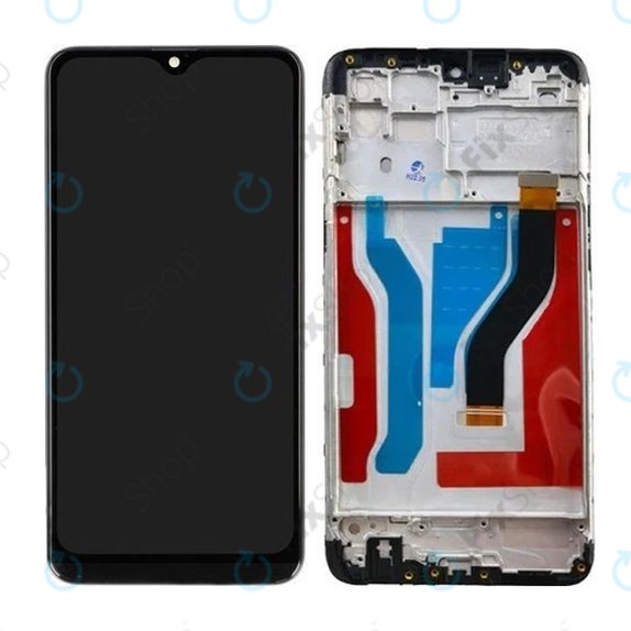 Wyświetlacz do Samsung A10s A107F, Ekran dotykowy z ramką, TFT