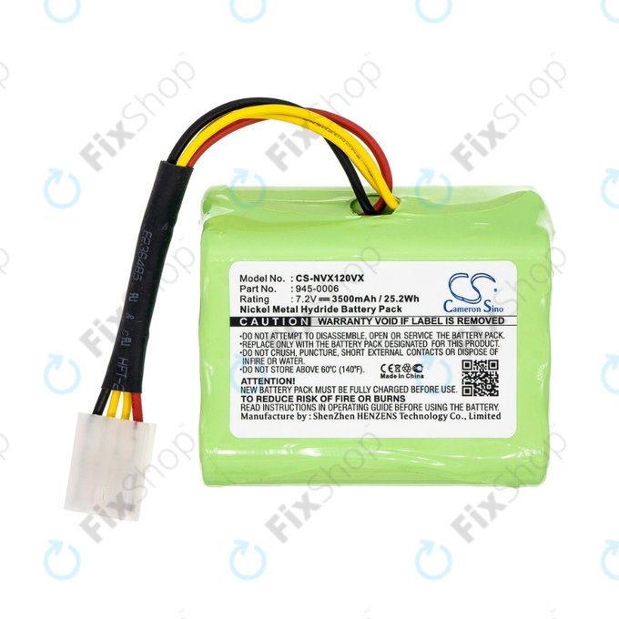 Bateria do Vorwerk Kobold VX100, 945-0006, Ni-MH, 7,2V 3500mAh, HQ