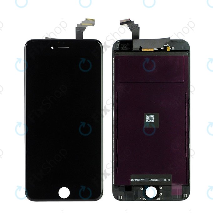 Wyświetlacz dla iPhone 6 Plus, Black, Ekran dotykowy z ramką