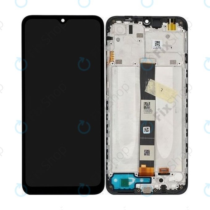 Wyświetlacz do Xiaomi Redmi 9AT, Ekran dotykowy z ramką, 560001C3LV00, Carbon Gray, Genuine Service Pack
