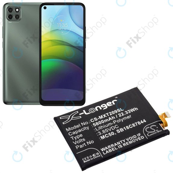 Bateria dla Motorola Moto G9 Power, 5800mAh, Li-Pol, 3.85 V, MC50, HQ