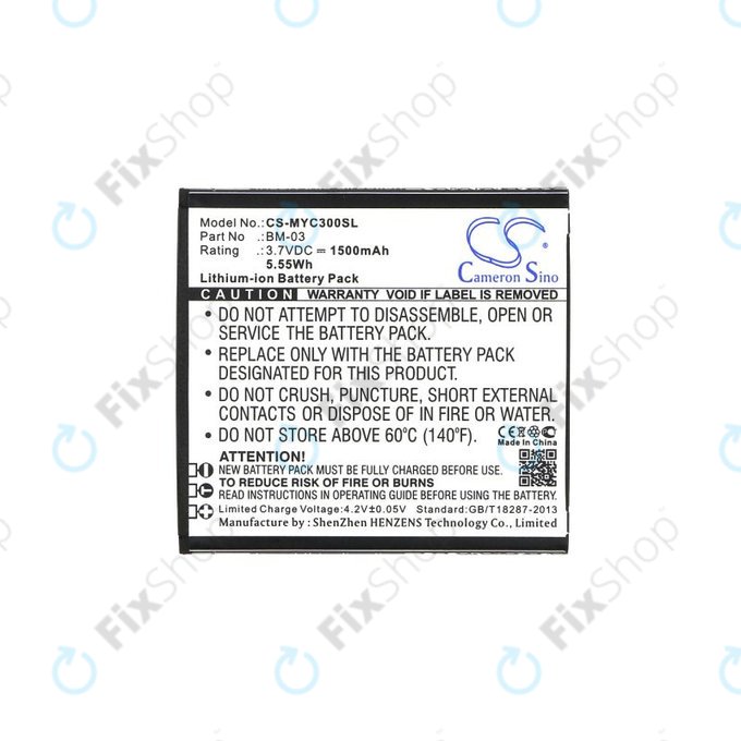 Bateria do MyPhone Funky, 1500mAh, Li-Ion, 3.7V, BM-03, HQ