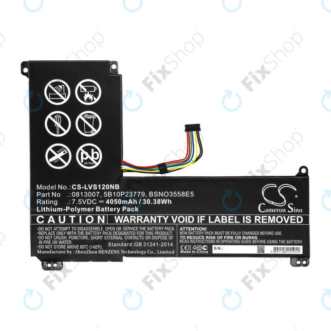 Bateria do Lenovo IdeaPad 120S, 4050mAh, Li-Pol, 7.5V, 0813007, HQ