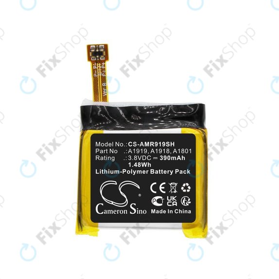 Bateria do Amazfit T-Rex, 390mAh, Li-Pol, 3.8V, A1919, HQ