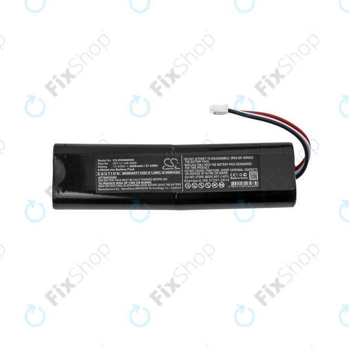 Bateria do Ecovacs Deebot Ozmo 900-seria, N-seria, T-seria, Yeedi Vac 2 Pro, S01-LI-148-2600, Li-Ion, 14,4V 2600mAh, HQ