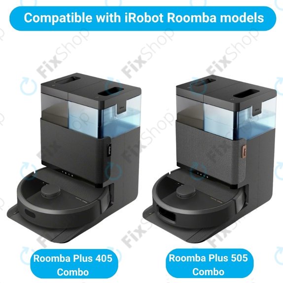 Zestaw części zamiennych do iRobot Roomba Plus 405 Combo, 505 Combo (2x Główna szczotka, 4x Filtr, 4x Szczotka boczna, 8x Ściereczka mopująca, 4x Worek na kurz)