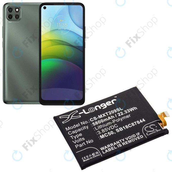 Bateria dla Motorola Moto G9 Power, 5800mAh, Li-Pol, 3.85 V, MC50, HQ
