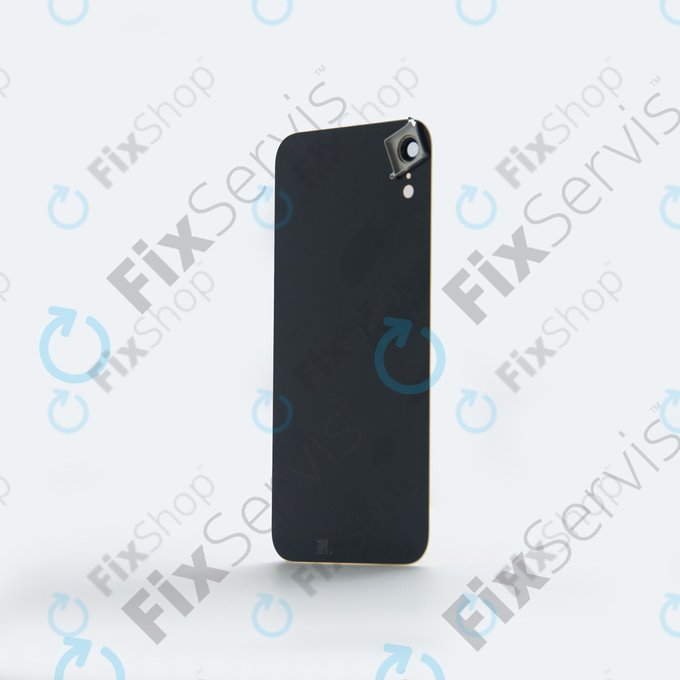 Tylne szklo pokrywy z obiektywem aparatu do iPhone XR, Czarny, Black