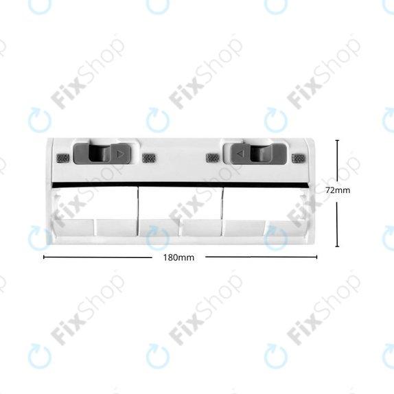Pokrywa szczotki głównej do Ecovacs Deebot N-series, T-series, X1-series, Ozmo-series, Biały, White