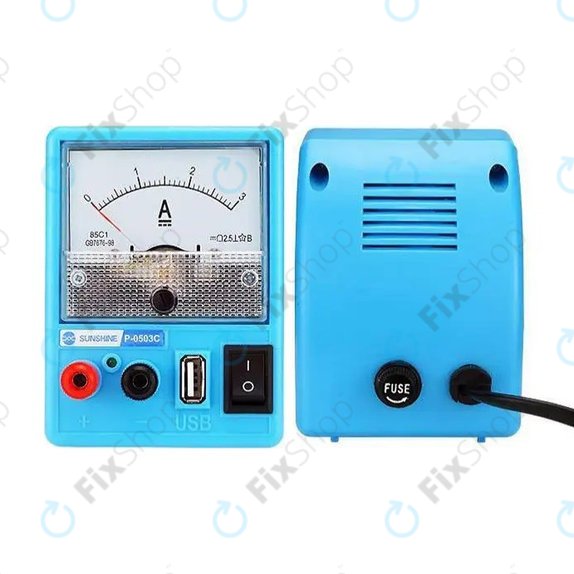 Regulowany Mini zasilacz DC (0-5V, 0-3A), Sunshine P-0503C
