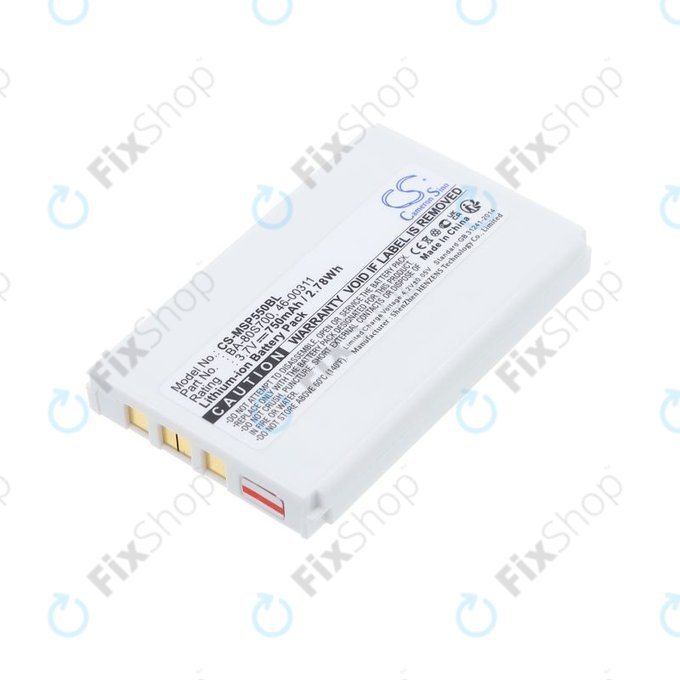 Bateria do Cipherlab 8300-L, Metrologic MK5502, 750mAh, Li-Ion, 3.7V, BA-80S700, HQ