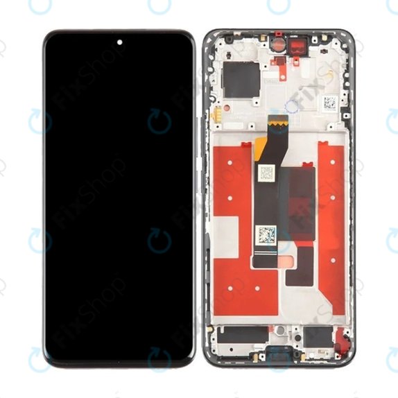 Wyświetlacz OLED do Honor 90 5G, Ekran dotykowy z ramką, Midnight Black