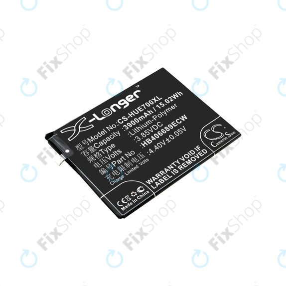 Bateria do Huawei Y7, 3900mAh, Li-Pol, 3.85V, HB406689ECW, HQ