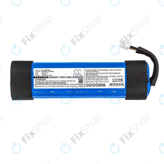 Bateria do JBL Xtreme 3, 5200mAh, Li-Ion, 7.4V, GSP-2S2P-XT3A, HQ