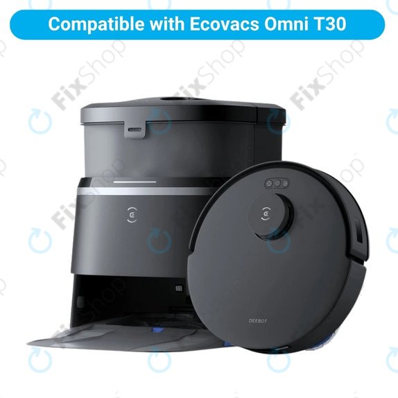 Zestaw części zamiennych do Ecovacs Omni T30 (1x Główna szczotka, 2x Filtr, 2x Szczotka boczna, 4x Ściereczka mopująca, 2x Worek na kurz)