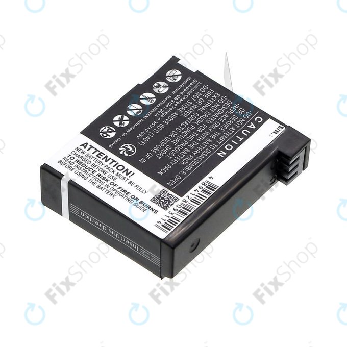 Bateria do GoPro Hero 4, 1160mAh, Li-Ion, 3.8V, AHDBT-401, HQ