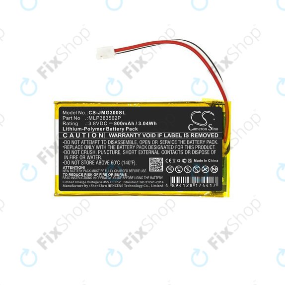 Bateria do JBL Go 3, MLP383562P, 730mAh, HQ