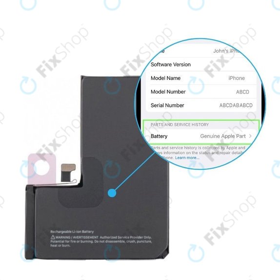 Bateria do iPhone 14 Pro, 661-30382, 3200mAh, Genuine Apple