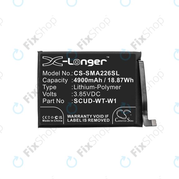 Bateria dla Samsung A22 5G A226B, 4900mAh, Li-Pol, 3.85 V, SCUD-WT-W1, HQ