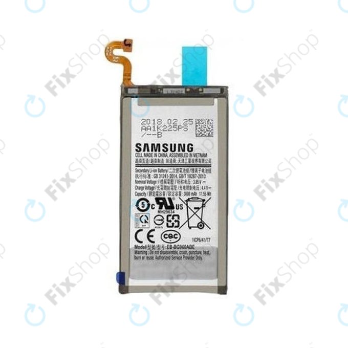 Bateria do Samsung S9 G960F, EB-BG960ABE 3000mAh, GH82-15963A, GH82-16021A, Genuine Service Pack