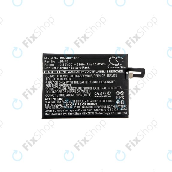 Bateria dla Pocophone M1805e10a, Pocophone Poco F1, 3900mAh, Li-Pol, 3.85 V, BM4E, HQ