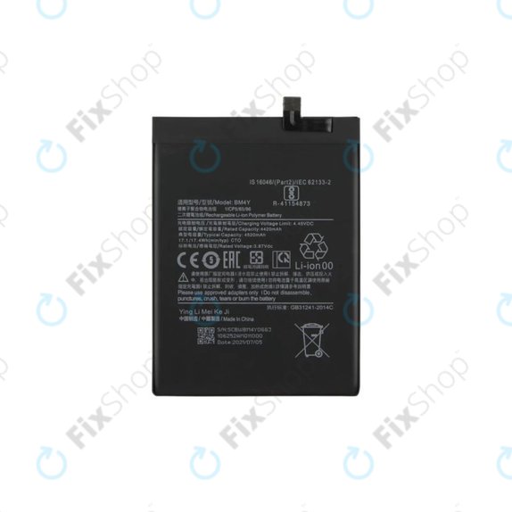 Bateria do Xiaomi Mi 11i, Poco F3, BM4Y, 4520mAh