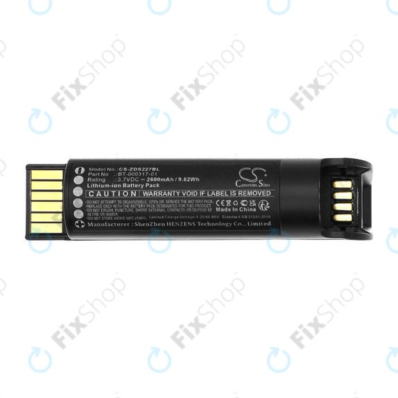 Bateria do Zebra CR2278, DS22, 2600mAh, Li-Ion, 3.7V, BT-000317-01, HQ