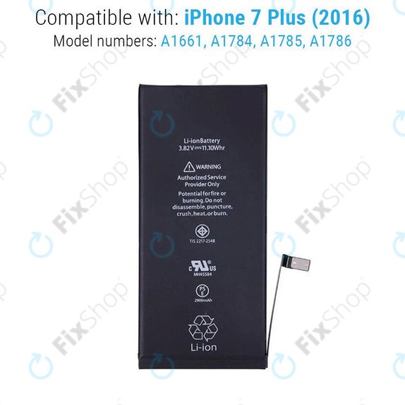 Bateria dla iPhone 7 Plus, 2900mAh, Service Pack