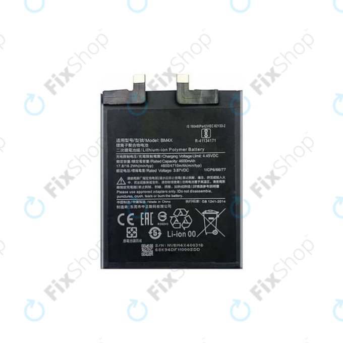 Bateria do Xiaomi Mi 11 M2011K2G, BM4X, 4600mAh