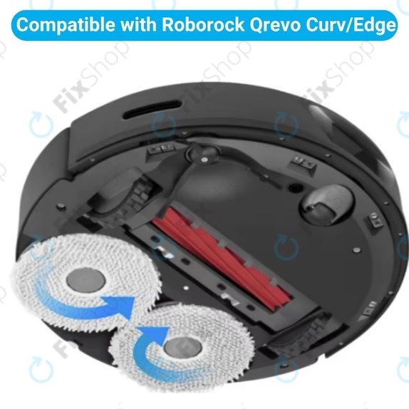 Ściereczka mopująca, 4 szt. do Xiaomi Roborock Qrevo Curv, Qrevo Edge