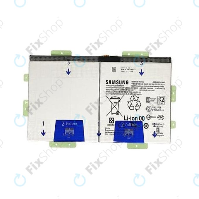 Bateria do Samsung Tab S9 Ultra X916A, X916B, EB-BX916ABY, 11200mAh