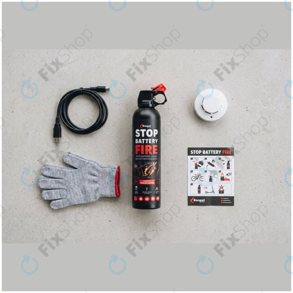 Bonpet Spray gaśniczy do baterii litowych, 500 ml, E-Bike & Scooter Edition