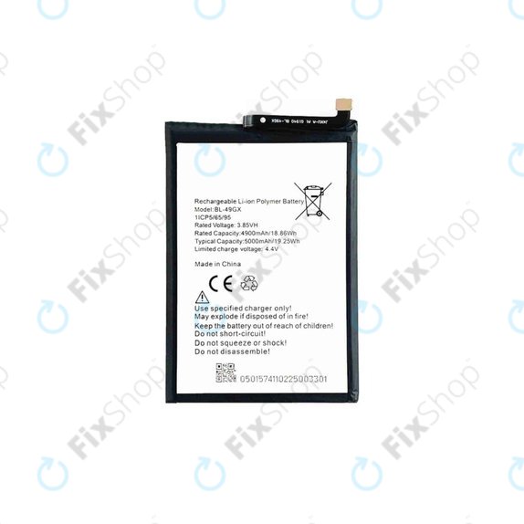 Bateria do Infinix Smart 7 HD X6516, 5000mAh