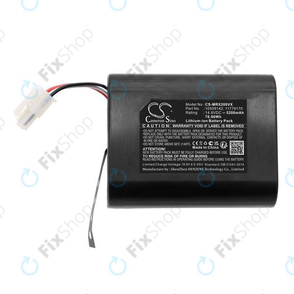 Bateria do Miele Scout RX2, RX3, 5200mAh, Li-Ion, 14.8V, 10559142, HQ