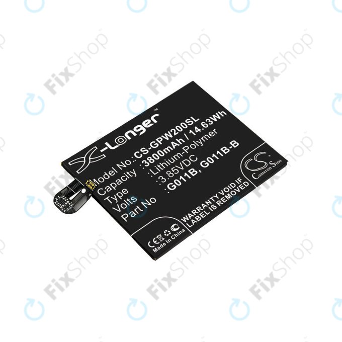 Bateria dla Google Pixel 2 XL G011C, 3800mAh, Li-Pol, 3.85 V, G011B, HQ