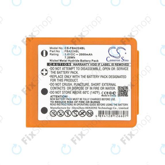 Bateria do HBC Radiomatic Keynote, Linus 4, Micron 4, 5, 6, 7, Patrol D, Quadrix, Vector Pro, BA223000, BA223030, FUB6, 2000mAh, HQ