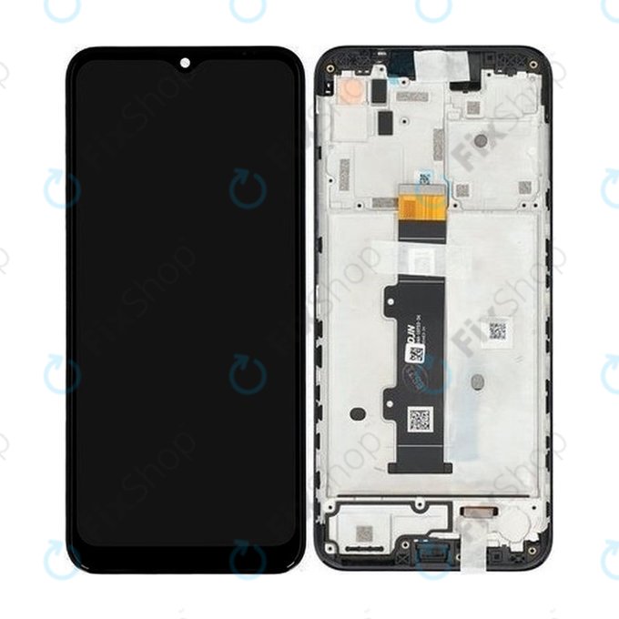 Wyświetlacz do Motorola Moto G30 XT2129, Ekran dotykowy z ramką, 5D68C18187, Phantom Black, Genuine Service Pack