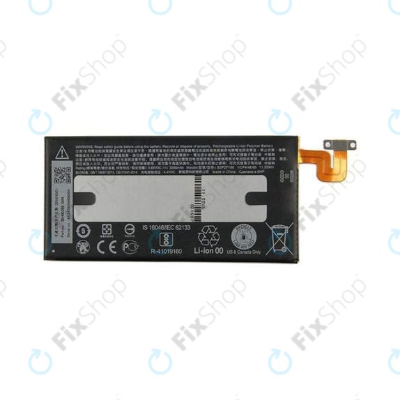Bateria do HTC U Ultra, B2PZF100, 3000mAh