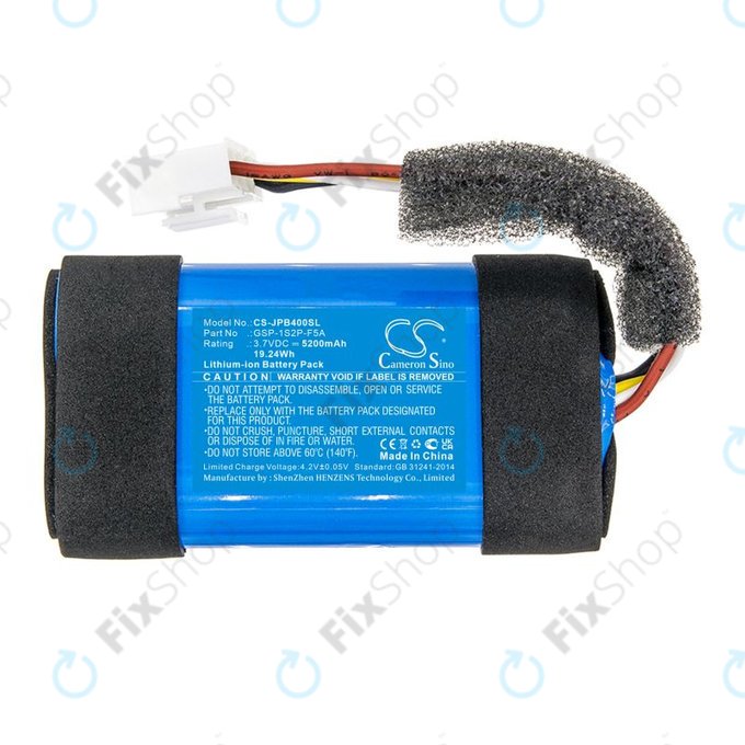 Bateria do JBL Partybox Encore Essential, 5200mAh, Li-Ion, 3.7V, GSP-1S2P-F5A, HQ