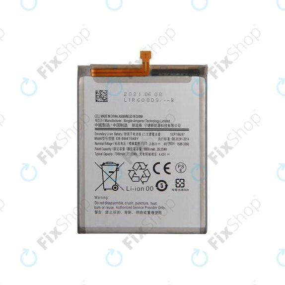 Bateria do Samsung M51 M515F, EB-BM415ABY, 7000mAh