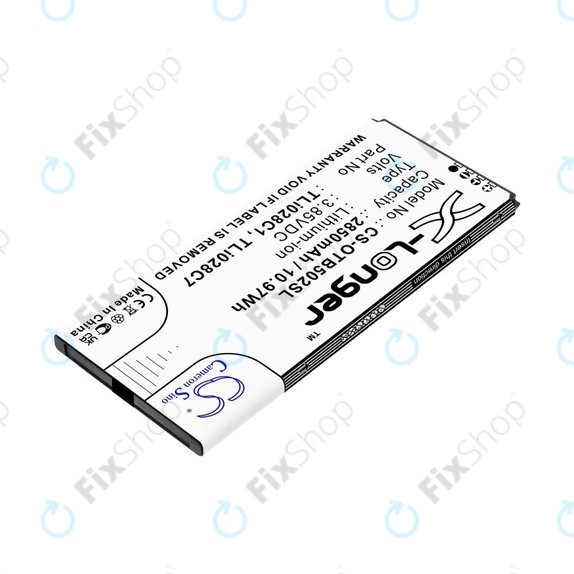Bateria do Alcatel 1b 2020, Alcatel Ot-5002a, 2850mAh, Li-Ion, 3.85V, TLI028C1, HQ