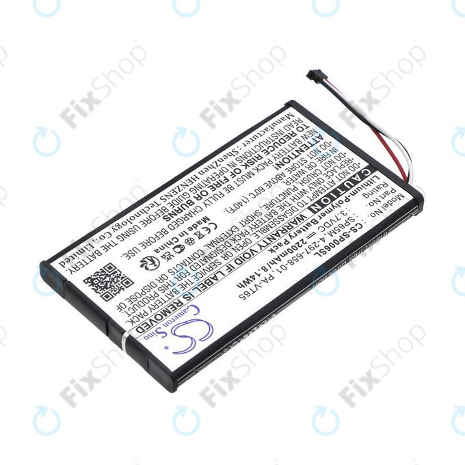 Bateria do Sony PS Vita, 2200mAh, Li-Pol, 3.7V, SP65M, HQ